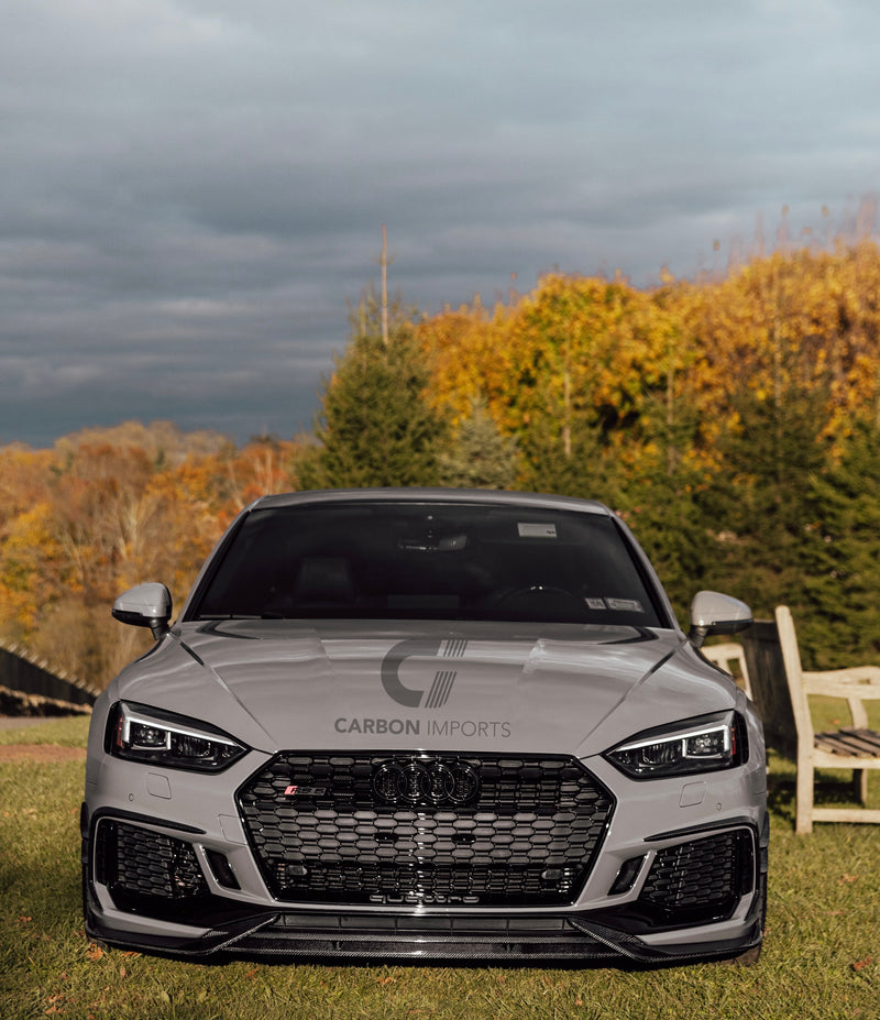 Audi RS5 2017-2019 B9 Carbon Fiber Front Fog Canards