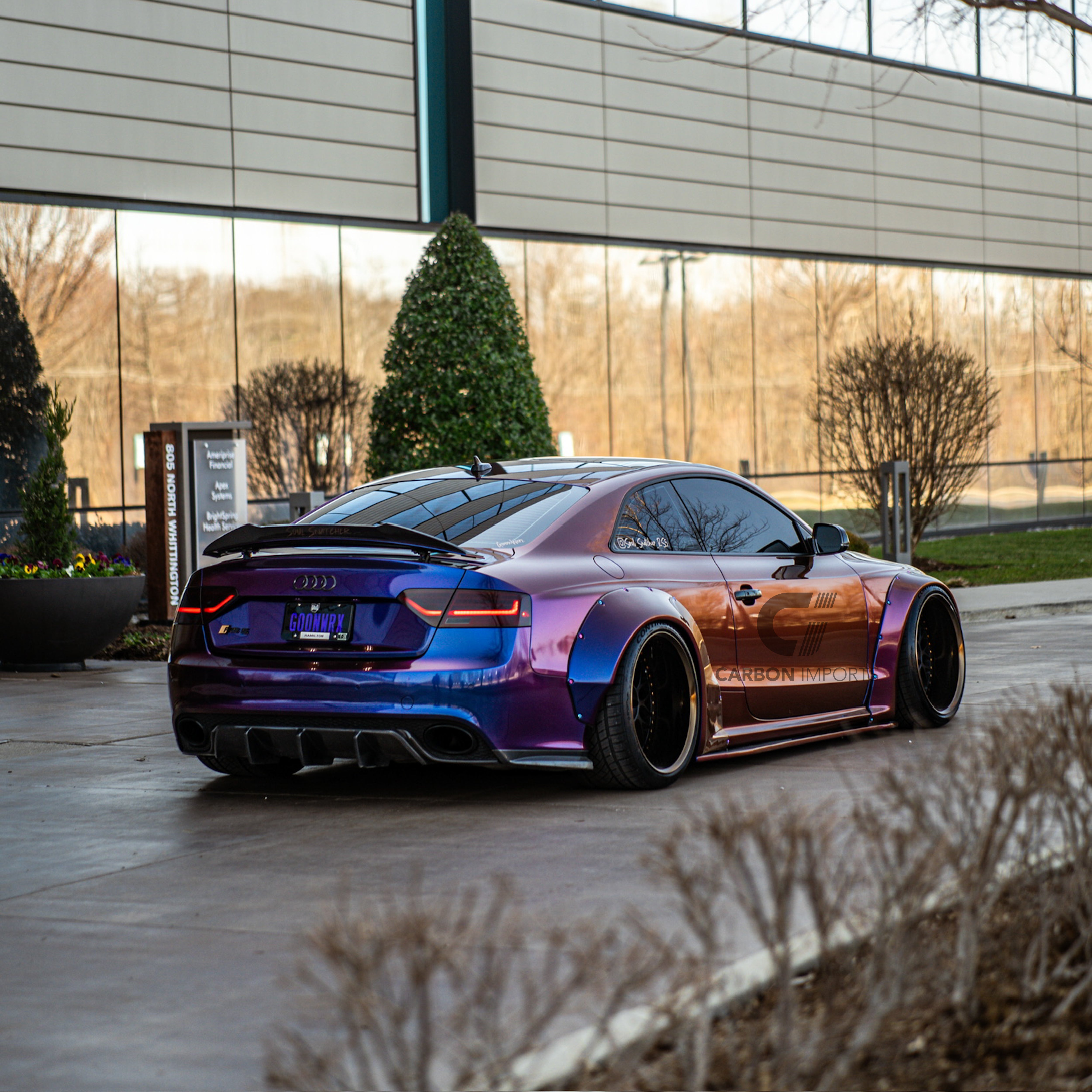Audi RS5 B8/B8.5 Carbon Fiber Trunk Lip 2010-2016 V2