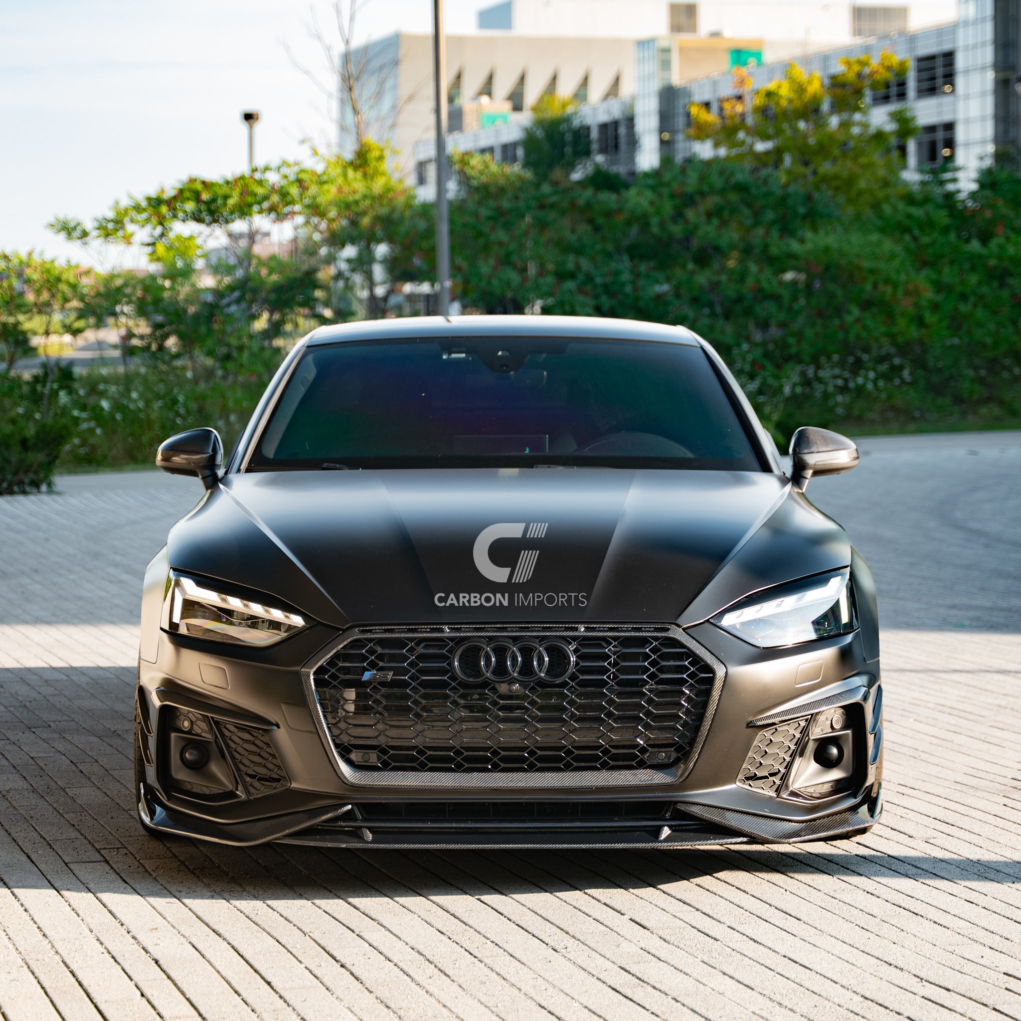 Audi S5/A5 S-Line B9.5 Carbon Fiber Fog Canards 2020-2025 V2