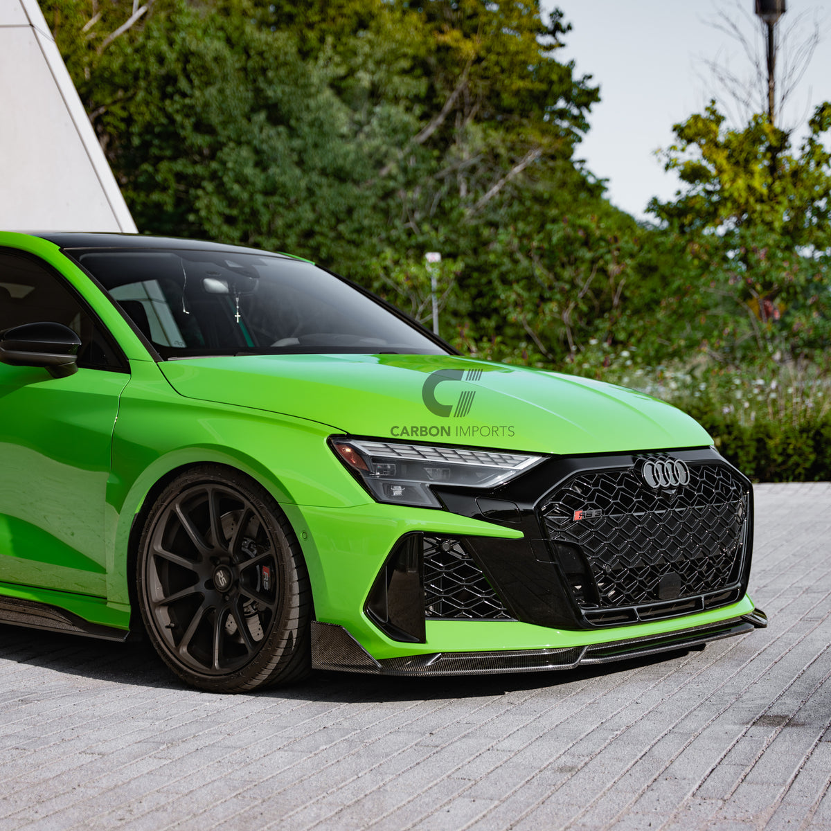 Audi RS3 8Y.5 Carbon Fiber Front Lip 2025-2026 V2