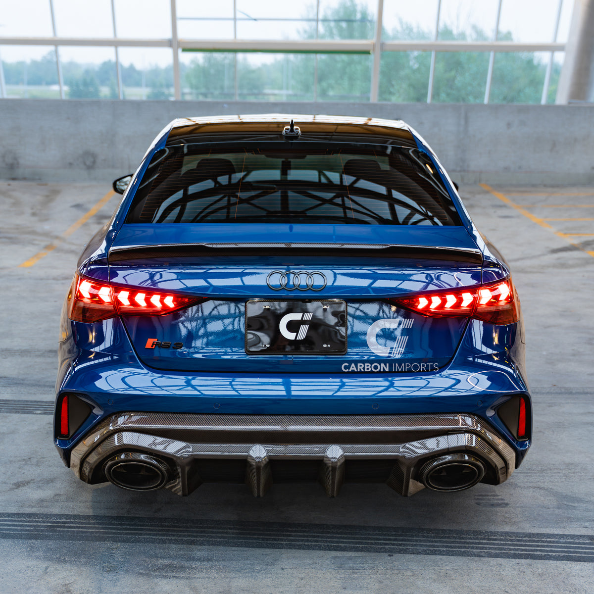 Audi RS3 8Y.5 Carbon Fiber Rear Diffuser 2025-2026 V1