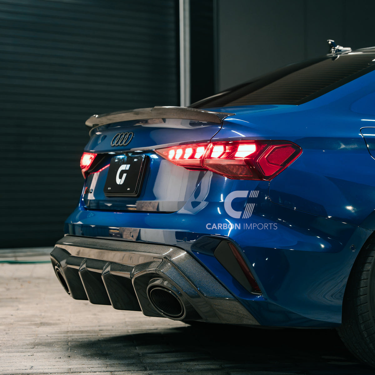 Audi RS3 8Y.5 Carbon Fiber Rear Diffuser 2025-2026 V1