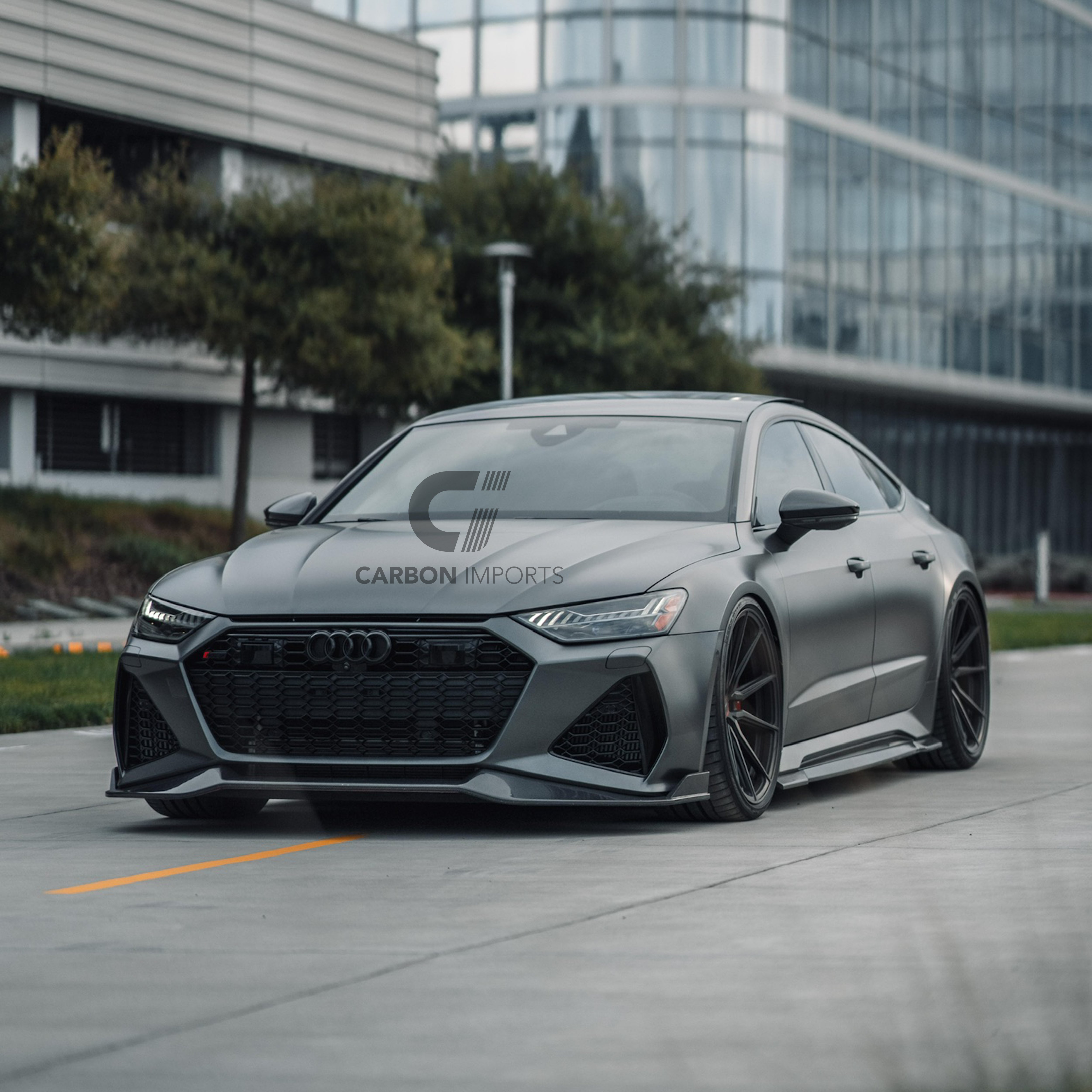 Audi RS6/RS7 C8 Carbon Fiber Front Lip 2020-2026