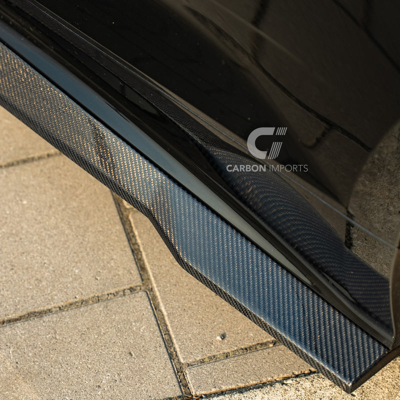 Audi S5/A5 S-Line B9.5 Carbon Fiber Side Skirts 2020-2025