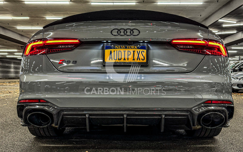 Audi RS5 2017-2019 B9 Carbon Fiber Rear Diffuser