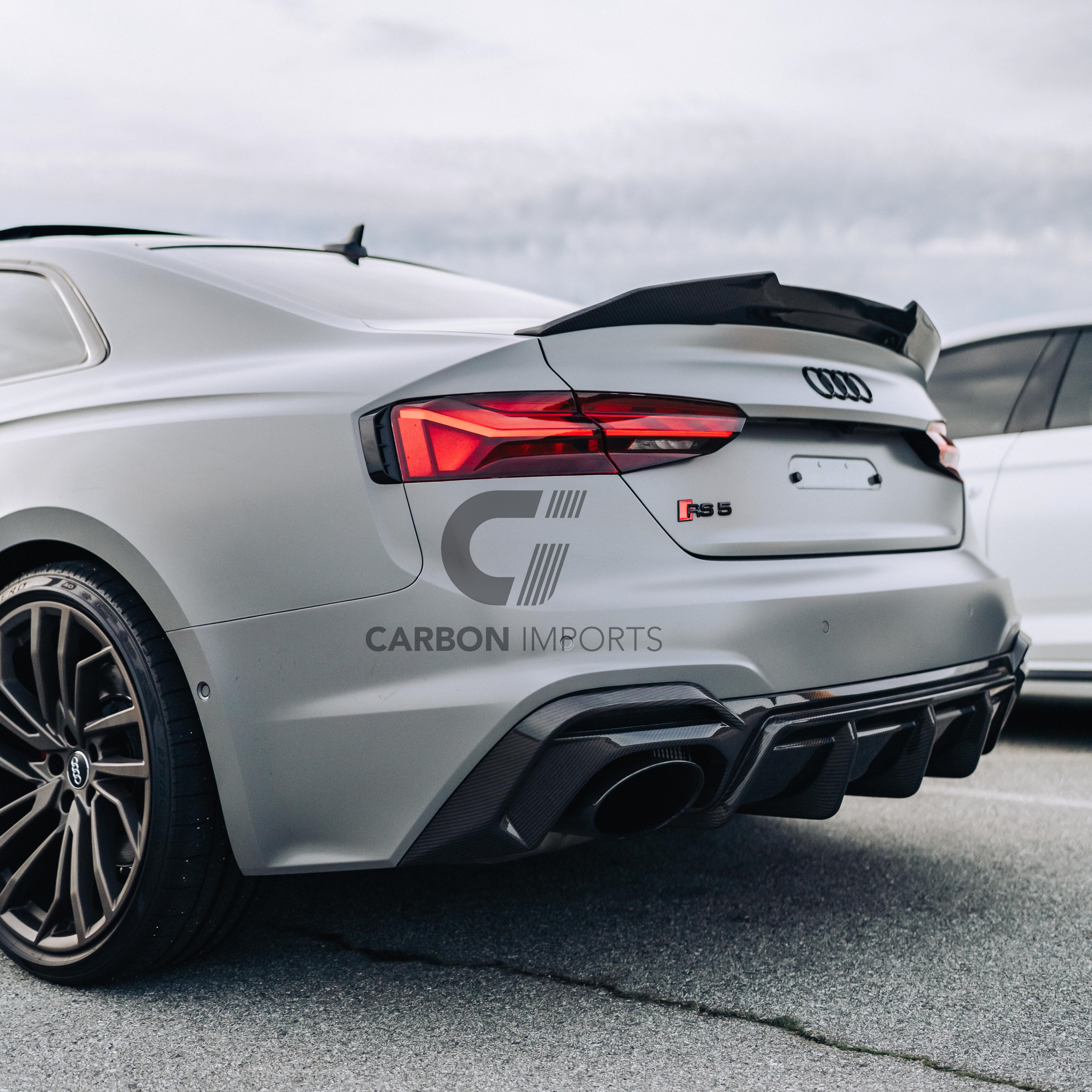 Audi RS5 B9.5 Carbon Fiber Rear Diffuser 2020-2025 V1
