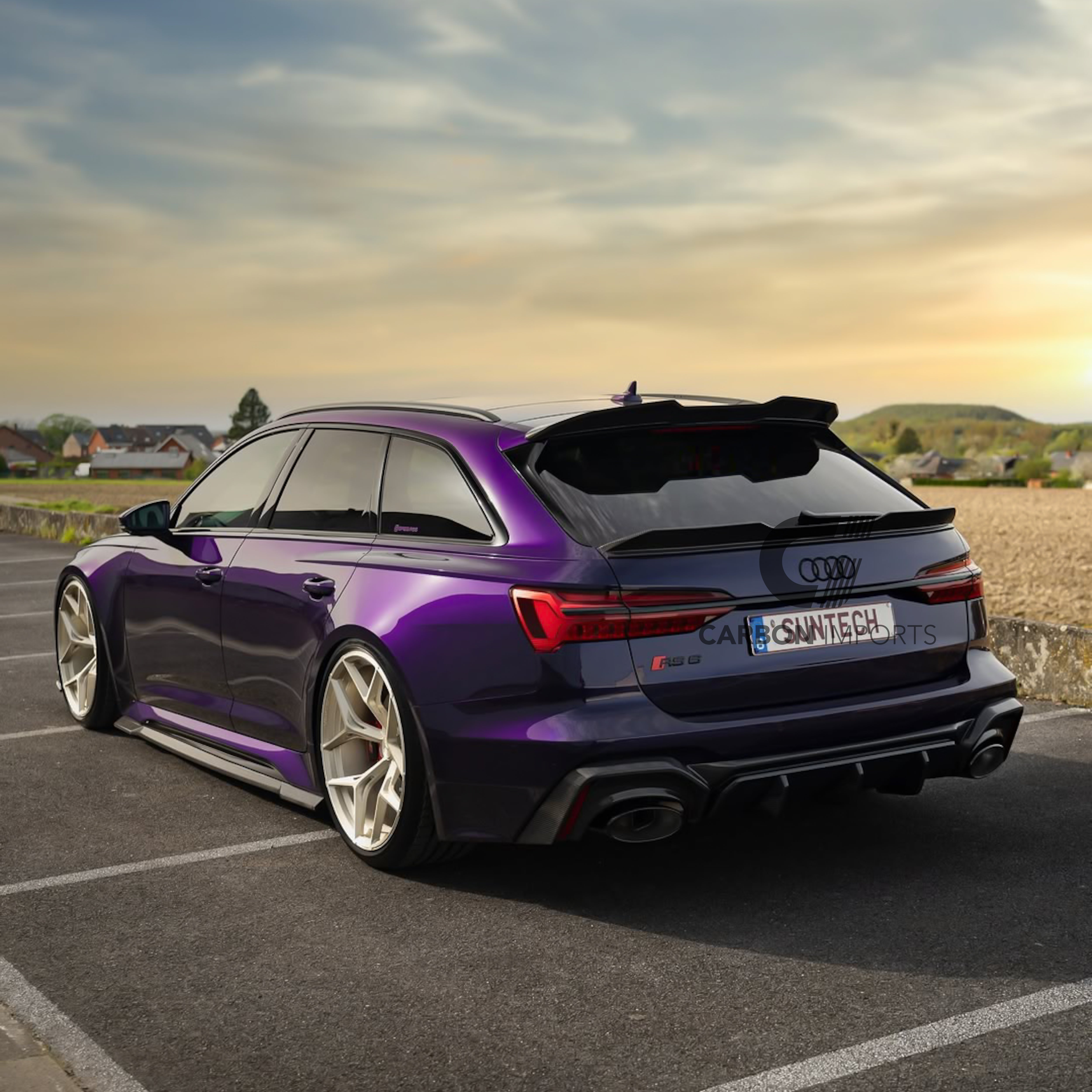 Audi RS6/RS7 C8 Carbon Fiber Side Skirts 2020-2026