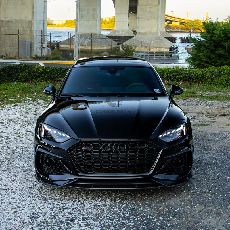 Audi RS5 B9.5 Carbon Fiber Front Fog Canards 2020-2025