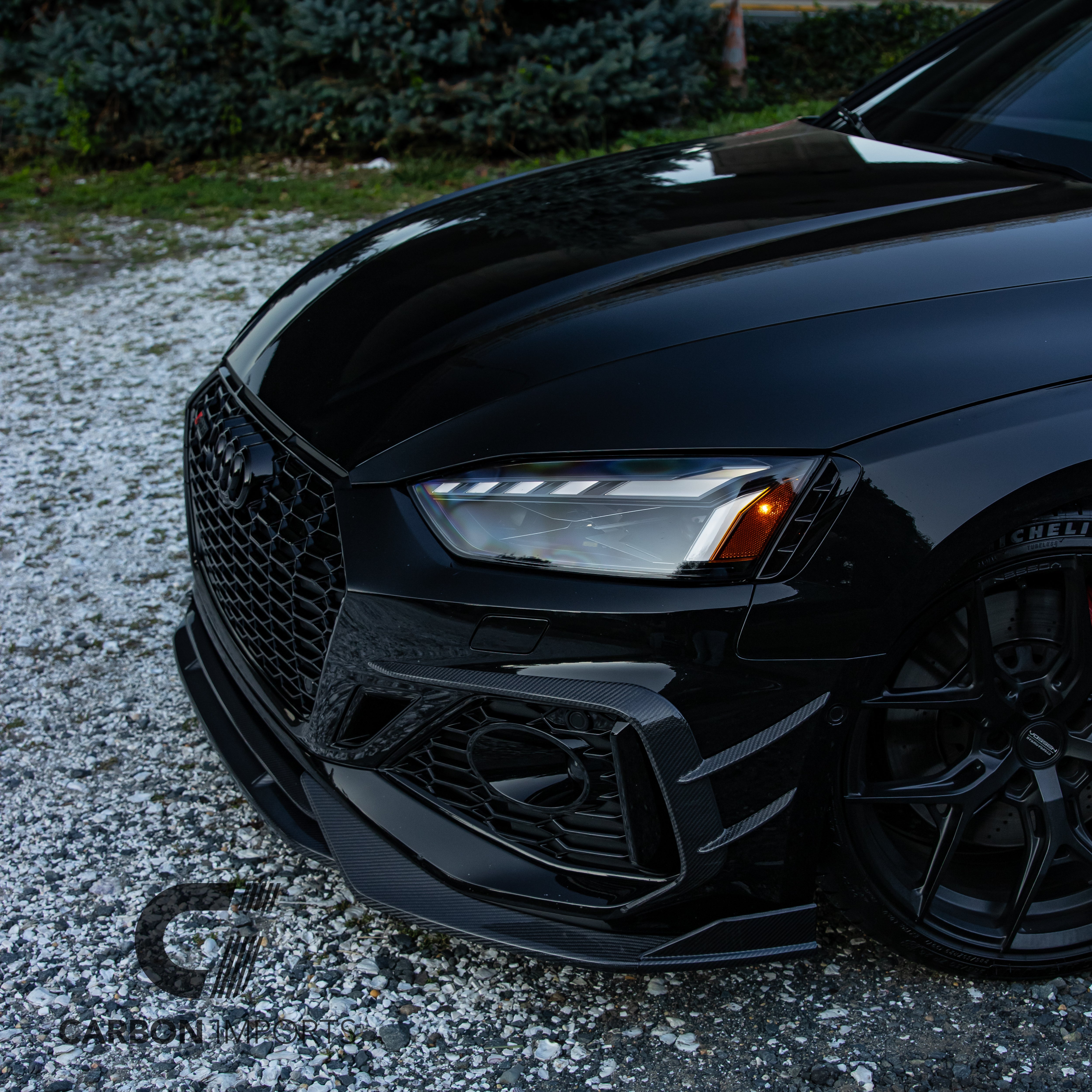 Audi RS5 B9.5 Carbon Fiber Front Lip 2020-2025