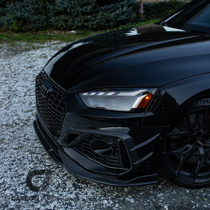 Audi RS5 B9.5 Carbon Fiber Front Lip 2020-2025