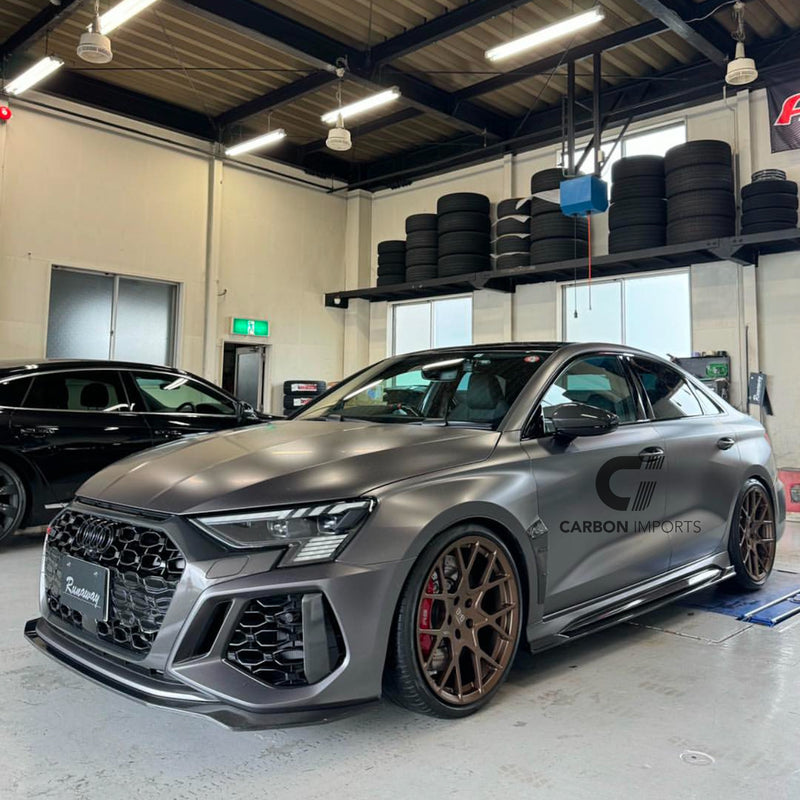 Audi RS3 8Y Carbon Front Fiber Lip 2021-2025