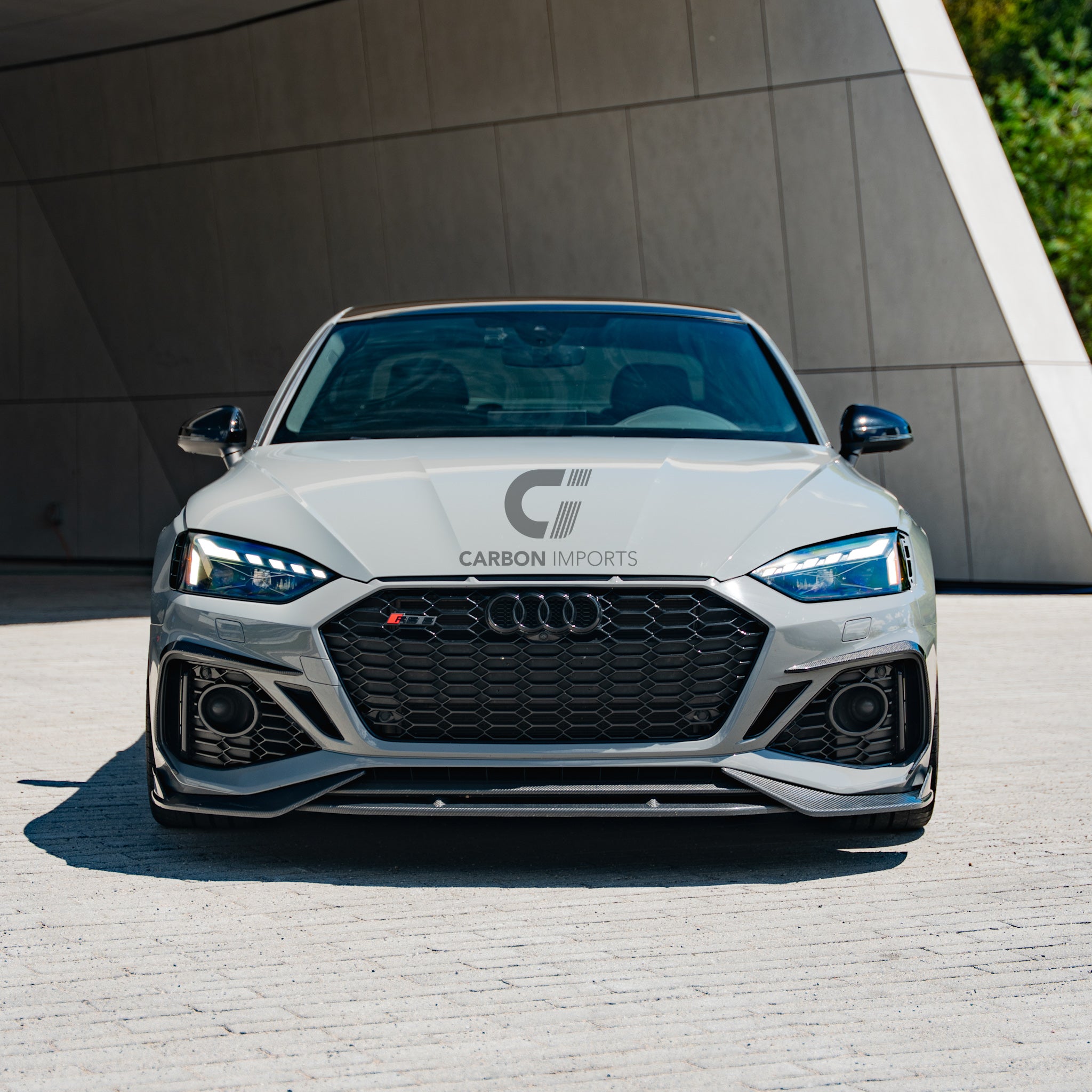 Audi RS5 B9.5 Carbon Fiber Front Lip 2020-2025