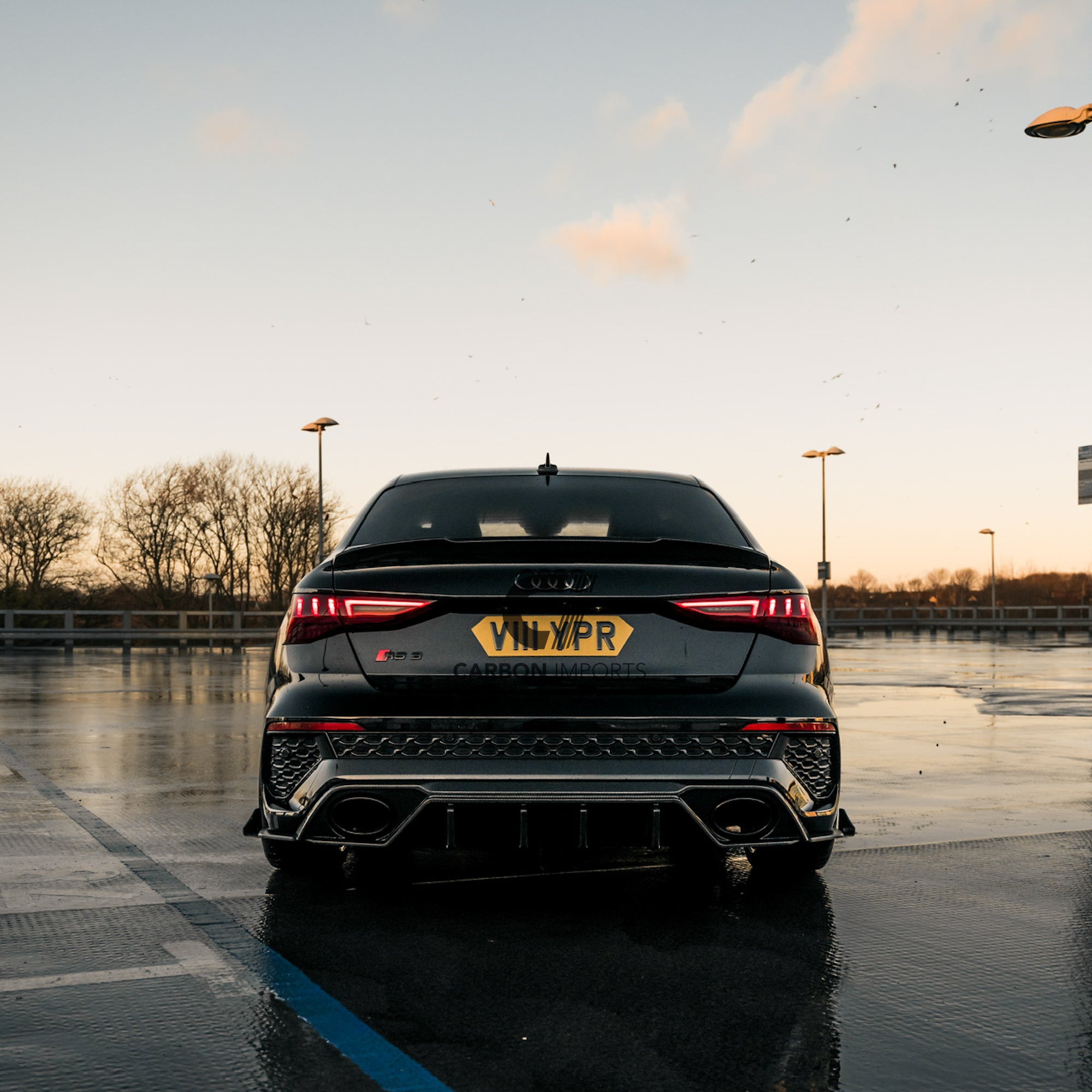 Audi RS3 8Y Carbon Fiber Rear Diffuser 2021-2024