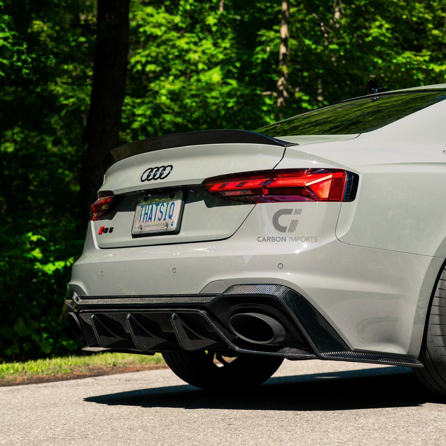 Audi RS5 B9.5 Carbon Fiber Rear Diffuser 2020-2025 V2
