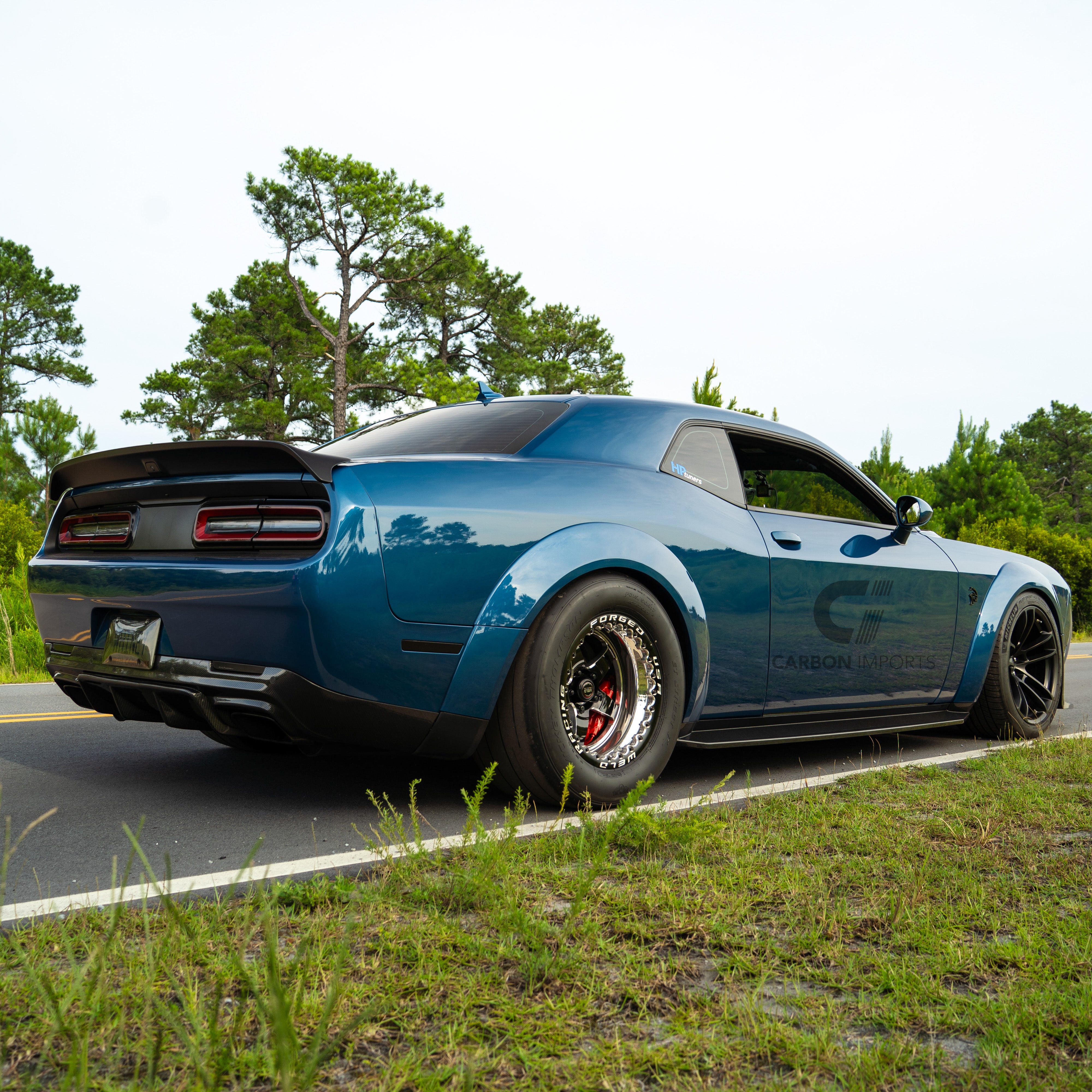 Dodge Challenger Hellcat Carbon Fiber Rear Diffuser