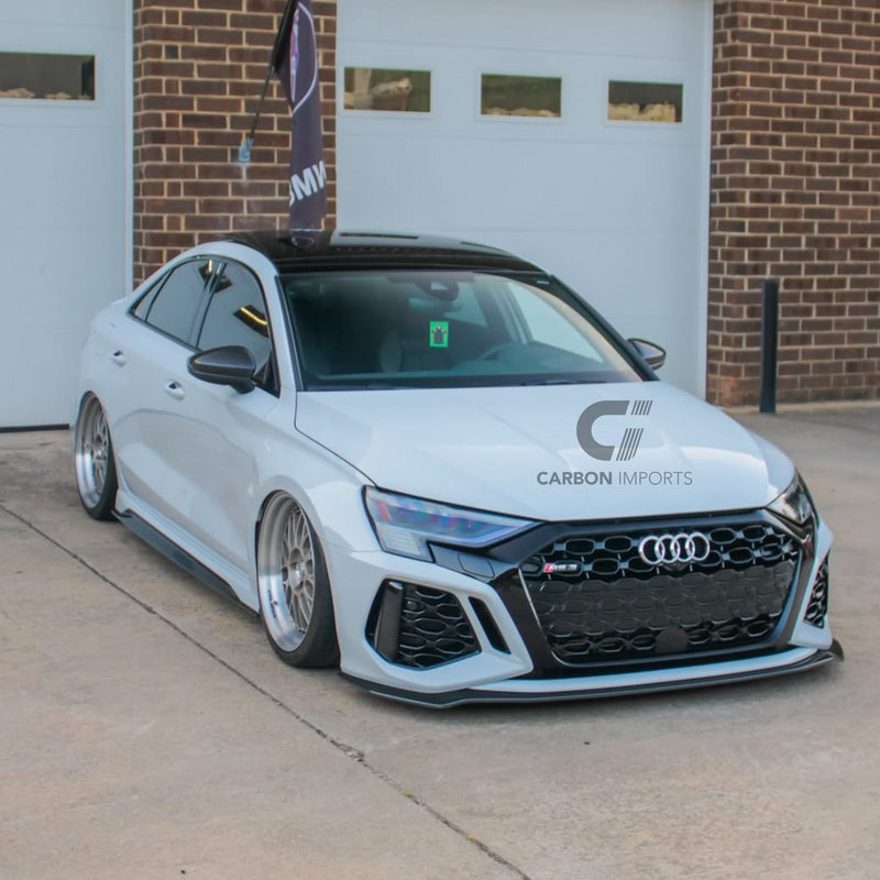 Audi RS3 8Y Carbon Front Fiber Lip 2021-2025