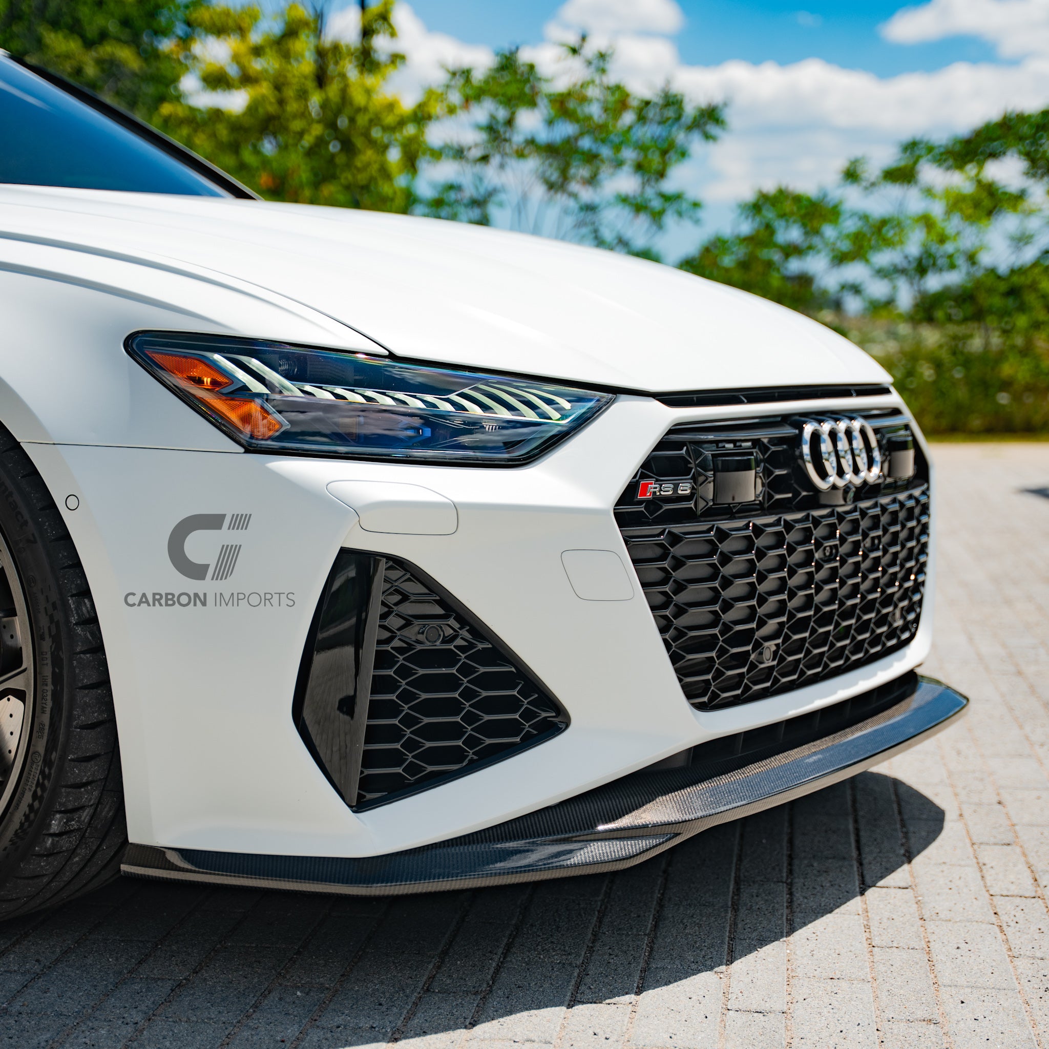Audi RS6/RS7 C8 Carbon Fiber Front Lip V3 2020-2026