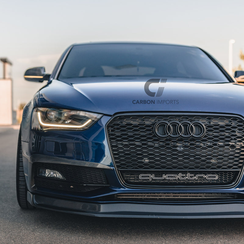 Audi S4/A4 S-Line B8.5 Carbon Fiber Front Lip 2013-2016
