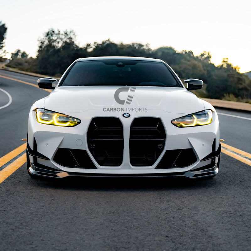 BMW M3/M4 G80/G81/G82/G83 Carbon Fiber Front Bumper Canards 2020-2025
