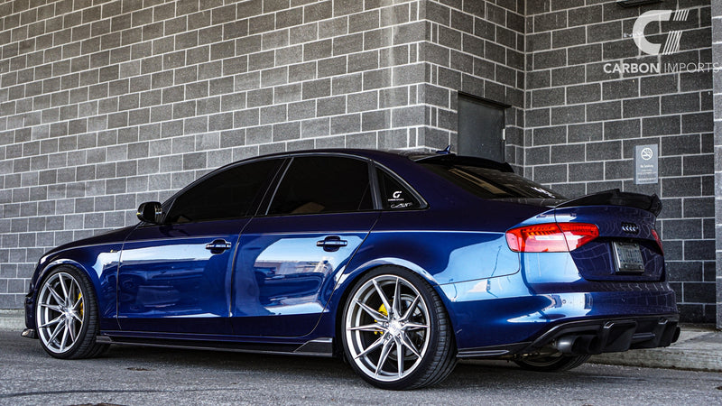 Audi S4/A4 B8/B8.5 Carbon Fiber Side Skirts 2009-2016
