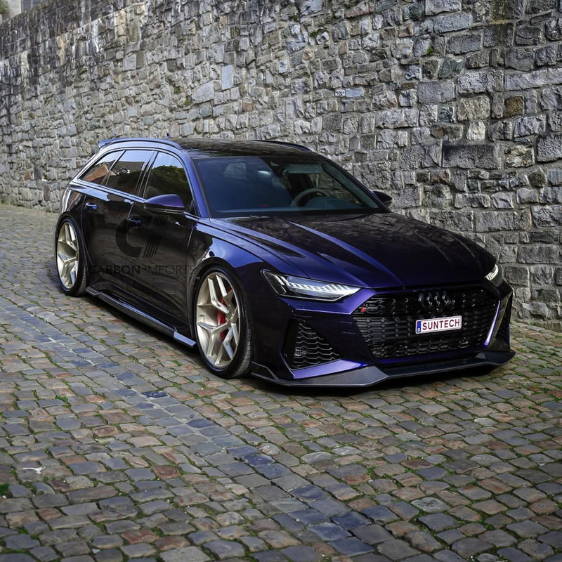 Audi RS6/RS7 C8 Carbon Fiber Front Lip 2020-2025