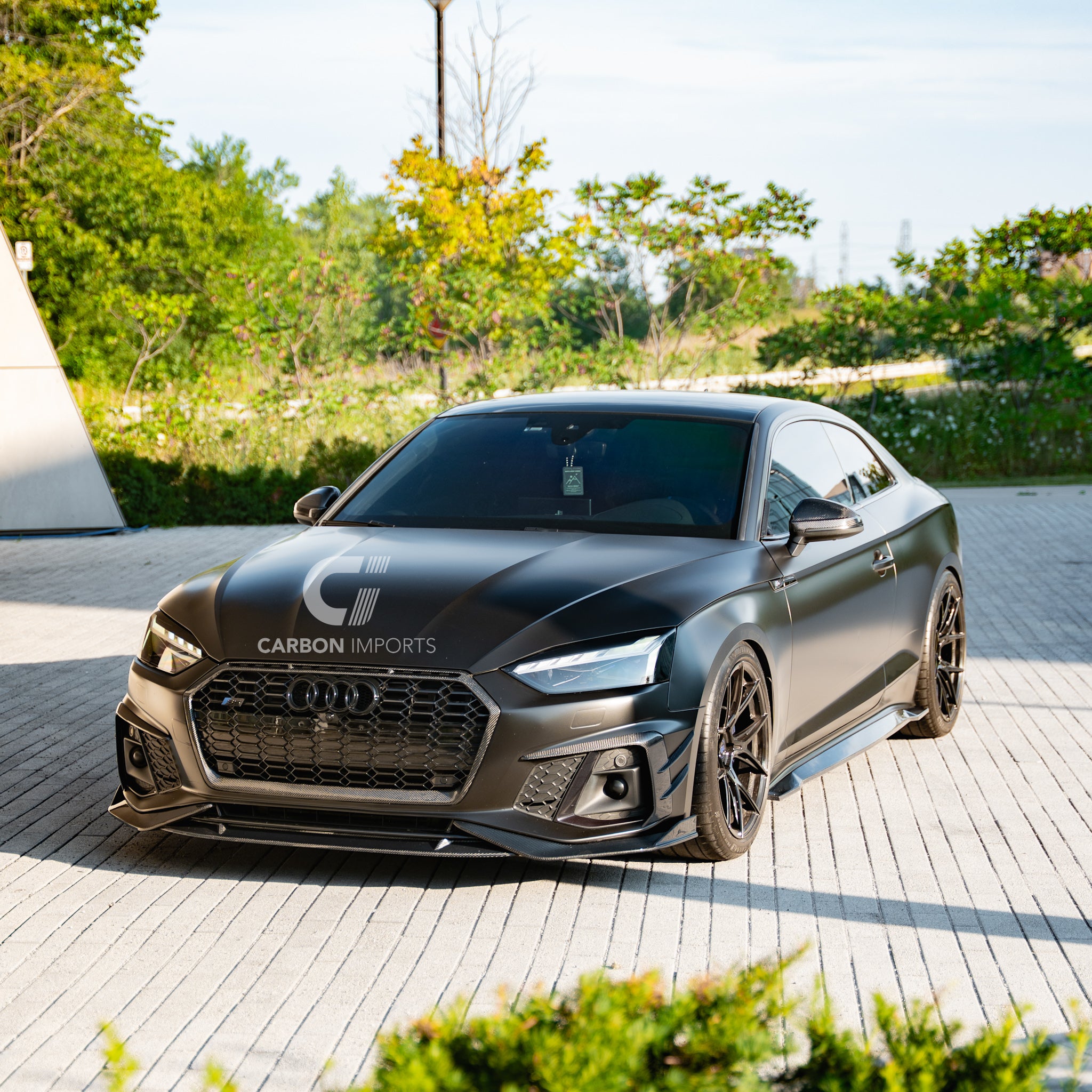 Audi S5/A5 S-Line B9.5 Carbon Fiber Fog Canards 2020-2025 V2