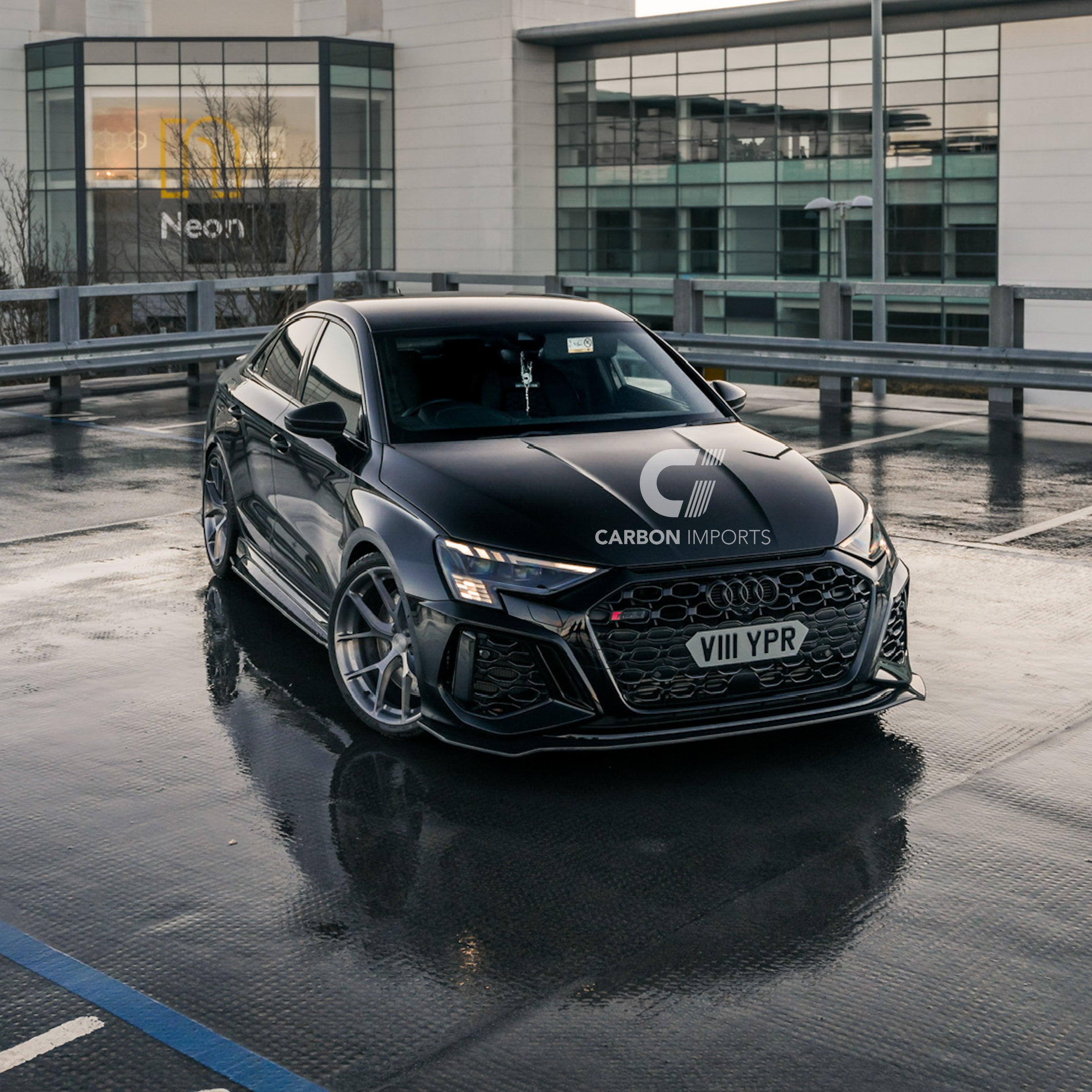 Audi RS3 8Y Carbon Front Fiber Lip 2021-2024