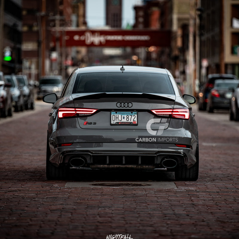 Audi RS3 8V Carbon Fiber Rear Diffuser 2017-2020