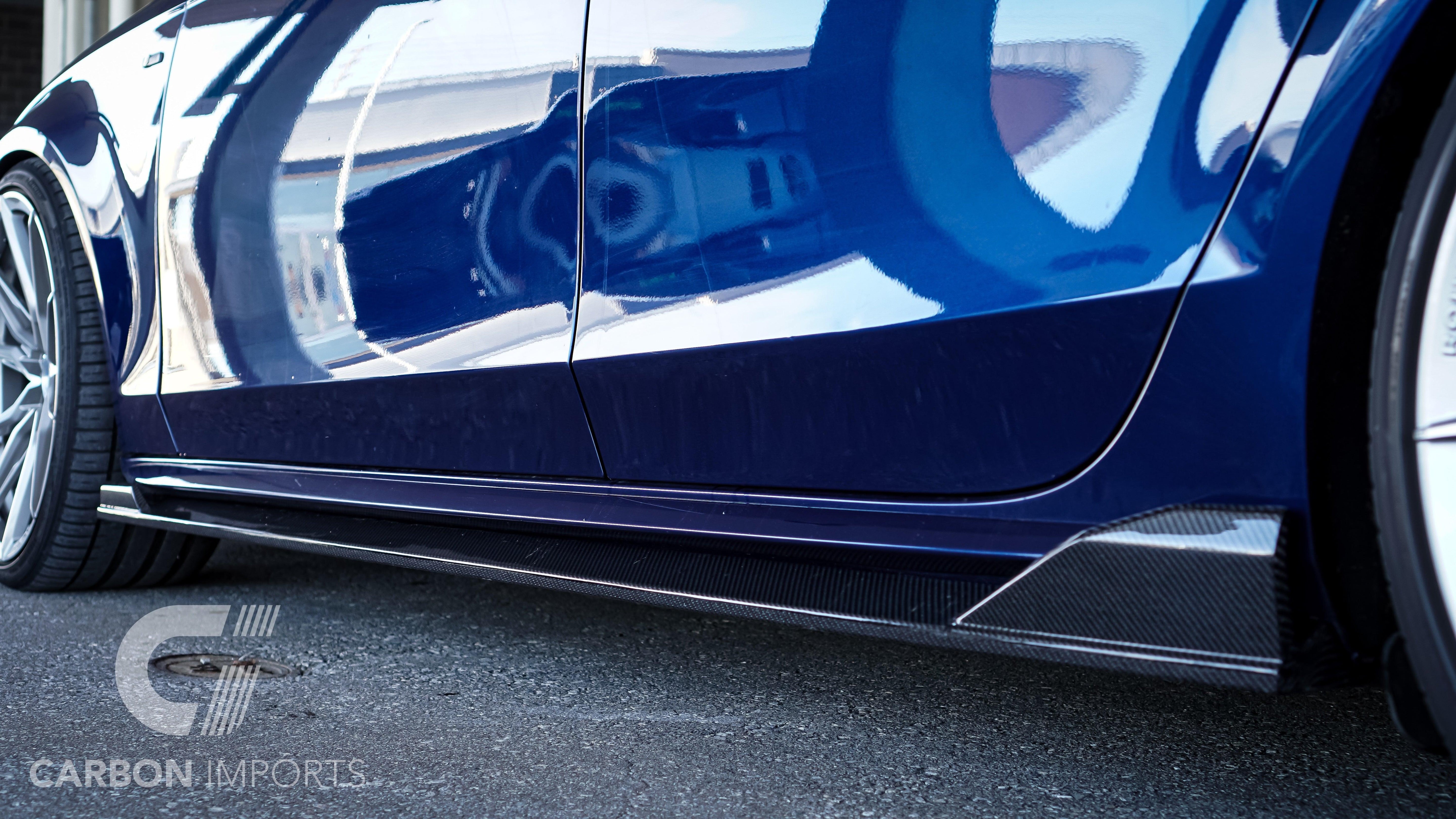 Audi S4/A4 B8/B8.5 Carbon Fiber Side Skirts 2009-2016