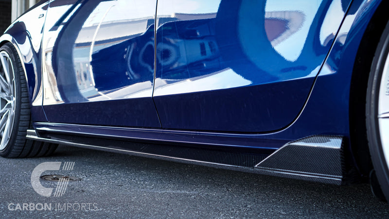 Audi S4/A4 B8/B8.5 Carbon Fiber Side Skirts 2009-2016