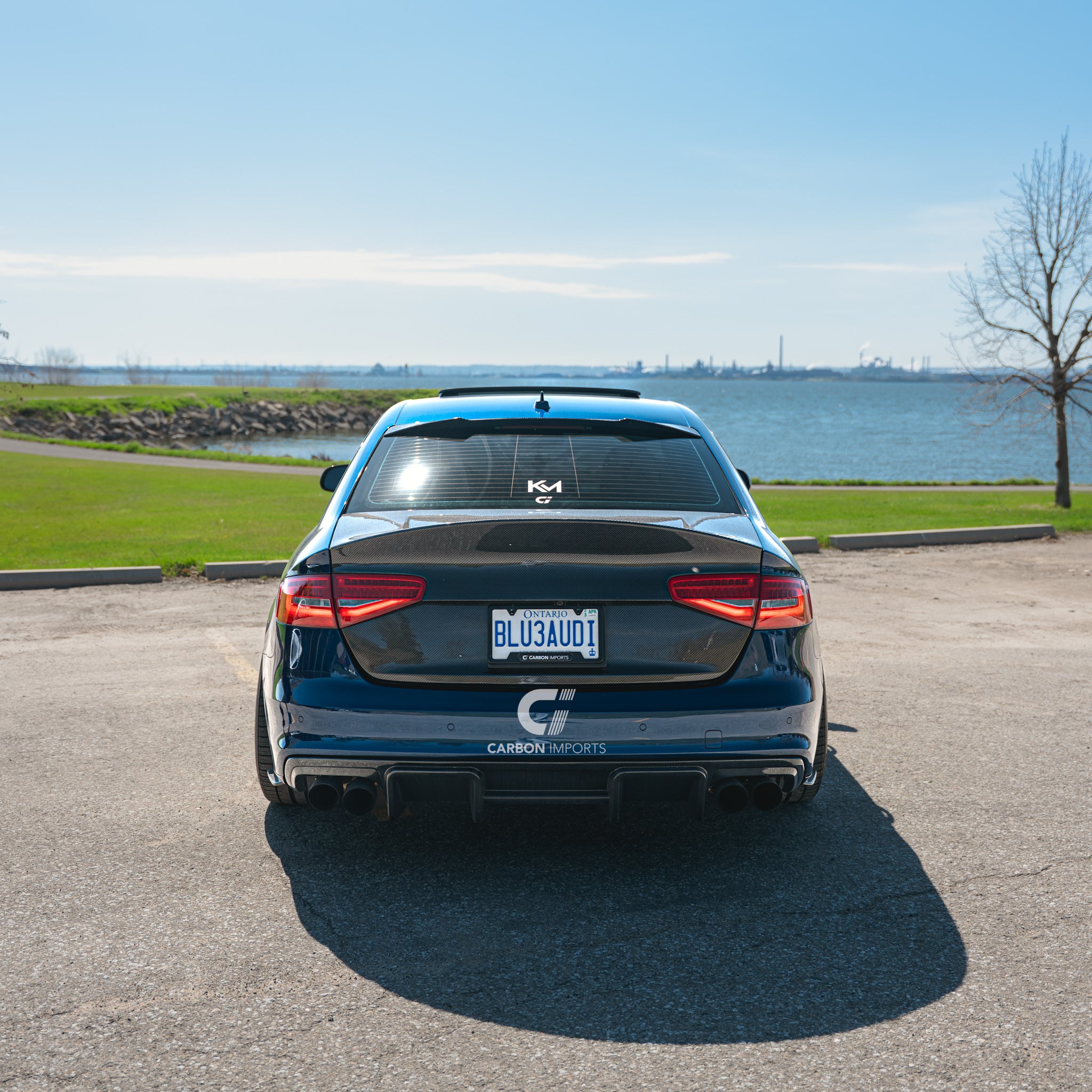 Audi S4/A4 B8/B8.5 Carbon Fiber Roof Spoiler 2009-2016