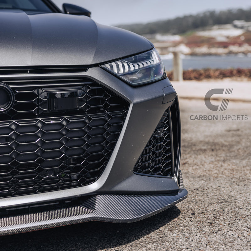 Audi RS6/RS7 C8 Carbon Fiber Front Lip 2020-2025