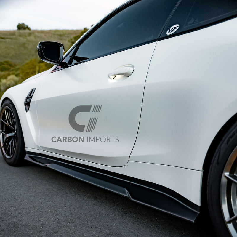 BMW M4 G82/G83 Carbon Fiber Side Skirts 2020-2025