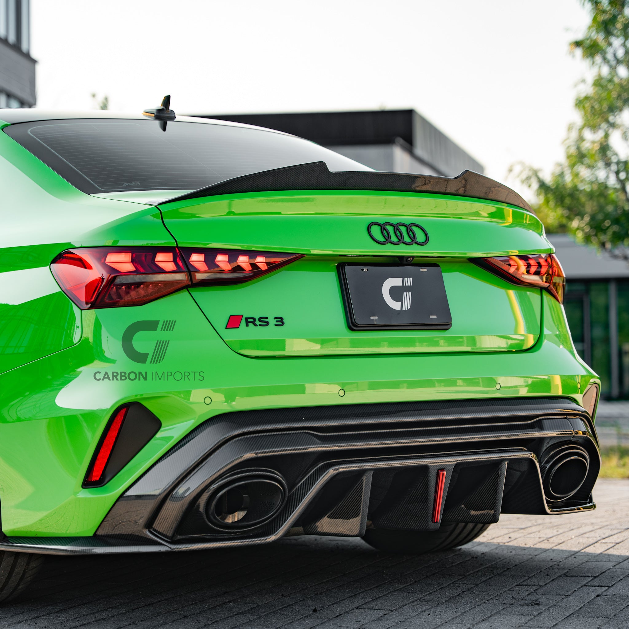 Audi RS3 8Y.5 Carbon Fiber Rear Diffuser 2025-2026 V2