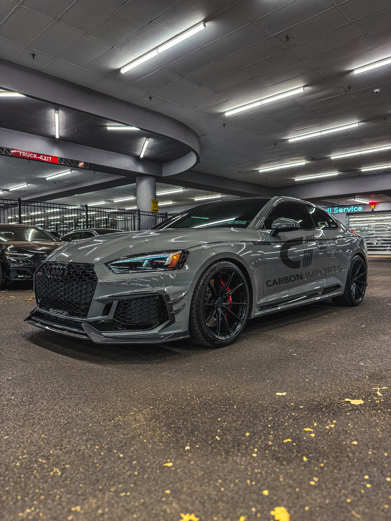 Audi RS5 2017-2019 B9 Carbon Fiber Front Fog Canards