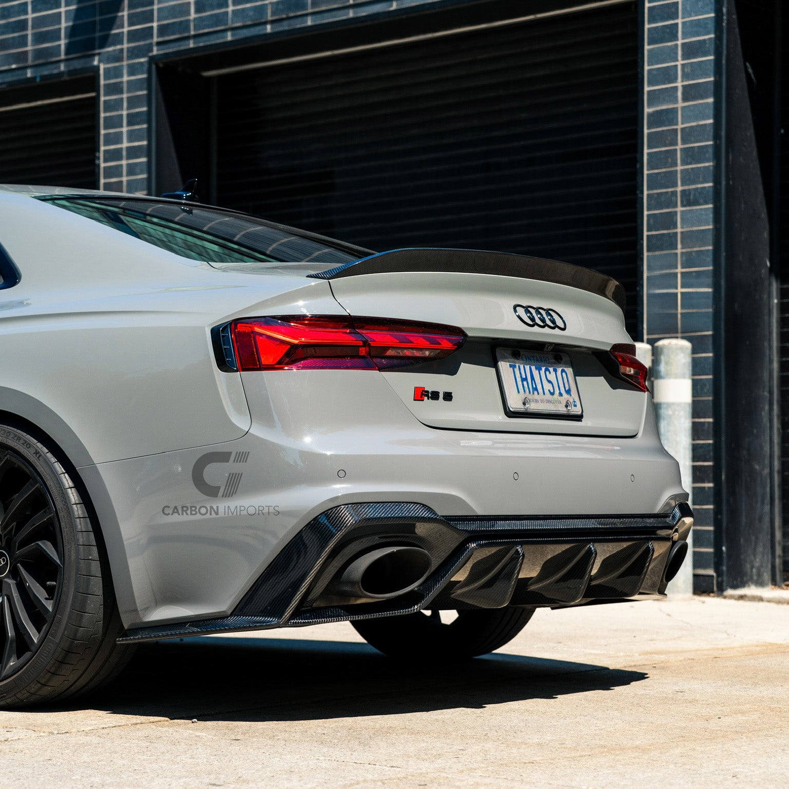 Audi RS5 B9.5 Carbon Fiber Rear Diffuser 2020-2025 V2