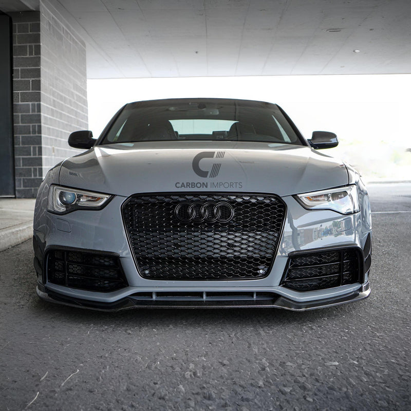 Audi RS5 B8.5 Carbon Fiber Front Lip 2013-2016