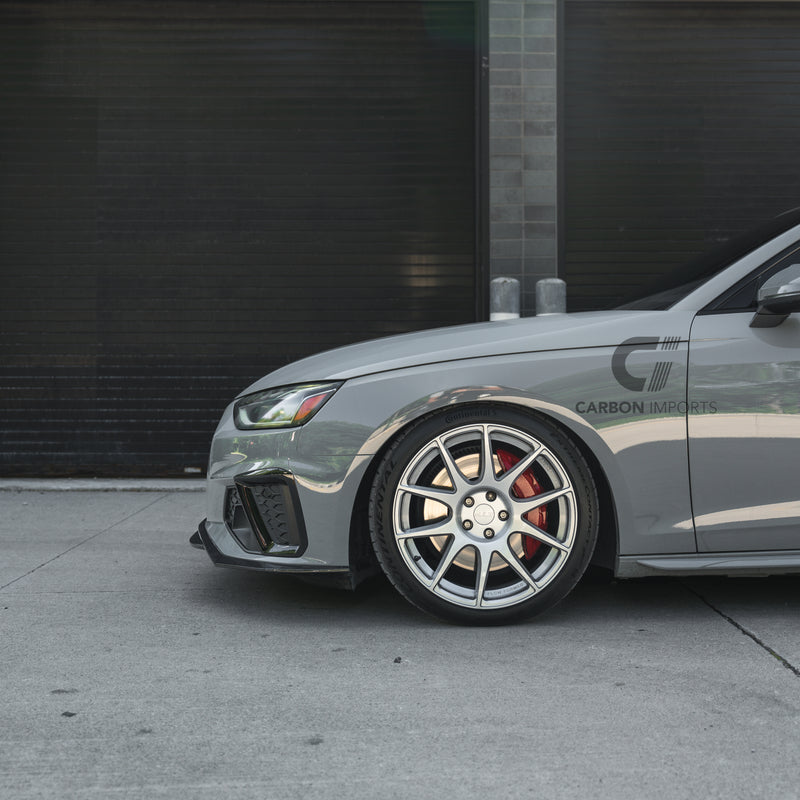 Audi S4/A4 S-Line B9.5 Carbon Fiber Front Lip 2020-2025