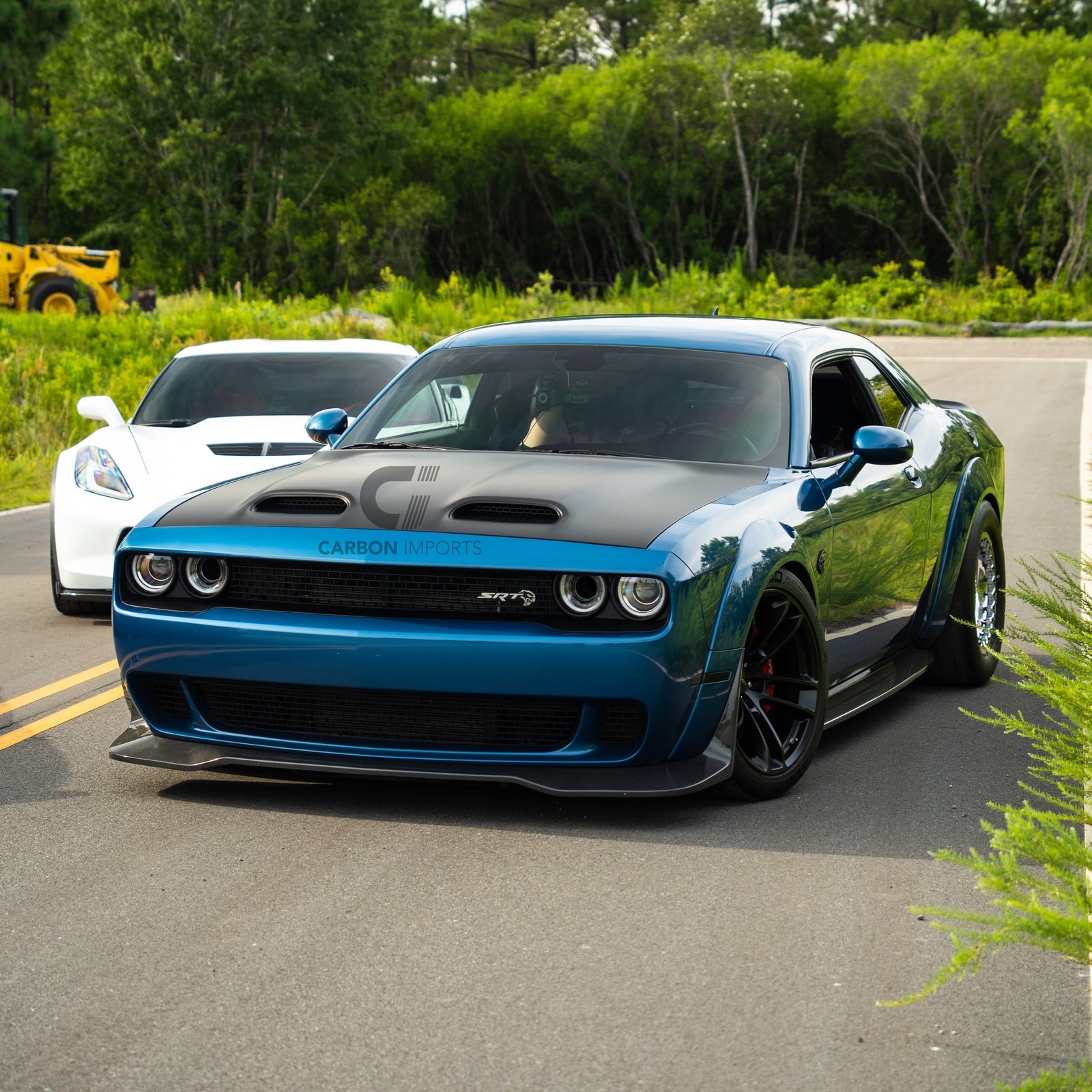 Dodge Challenger Hellcat Carbon Fiber Front Lip – Carbon Imports