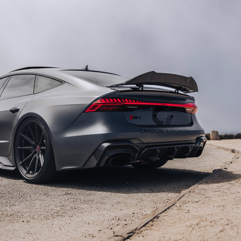 Audi RS6/RS7 C8 Carbon Fiber Rear Diffuser 2020-2025
