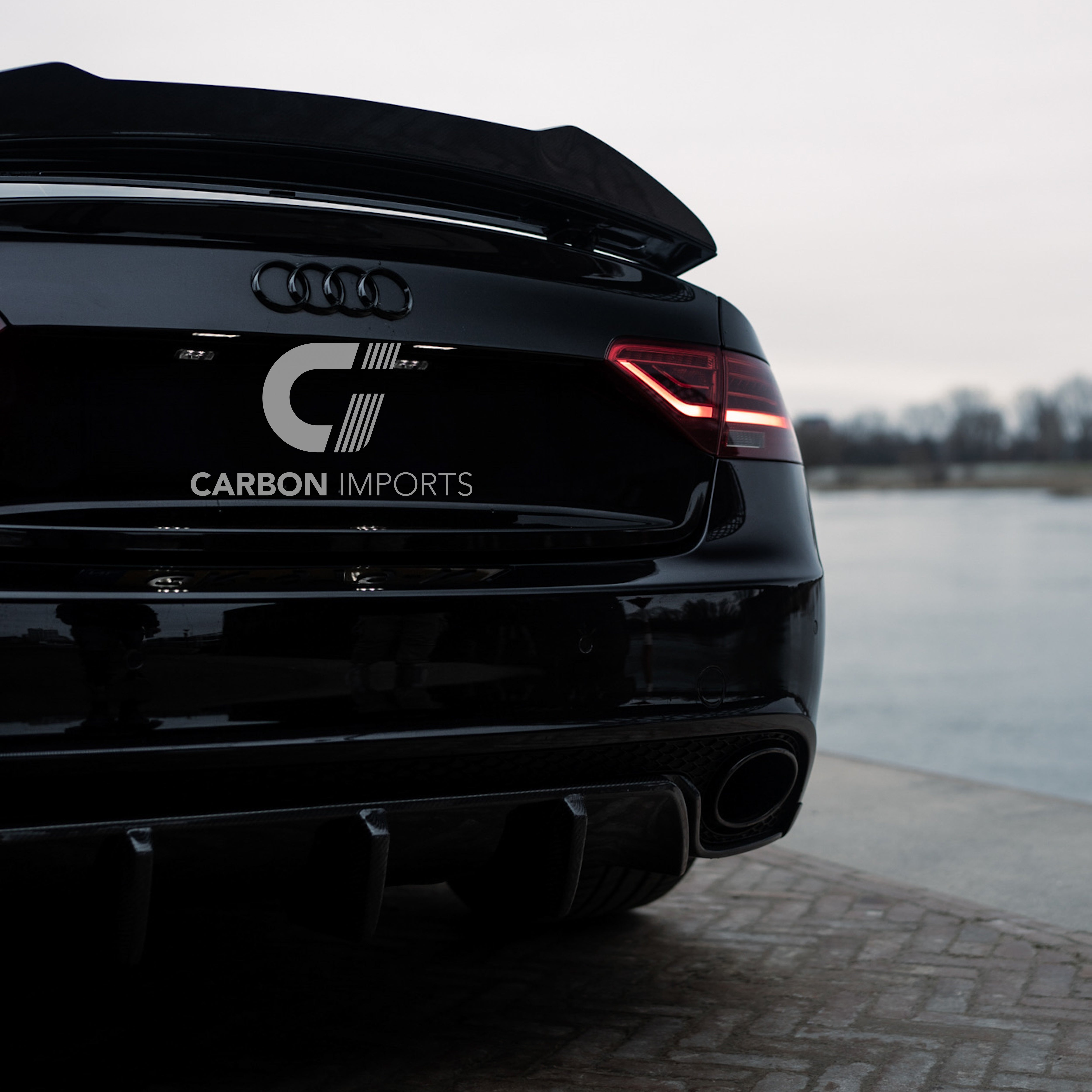 Audi RS5 B8/B8.5 Carbon Fiber Rear Diffuser 2010-2016