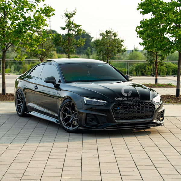 Audi S5/A5 S-Line B9.5 Carbon Fiber Side Skirts 2020-2025