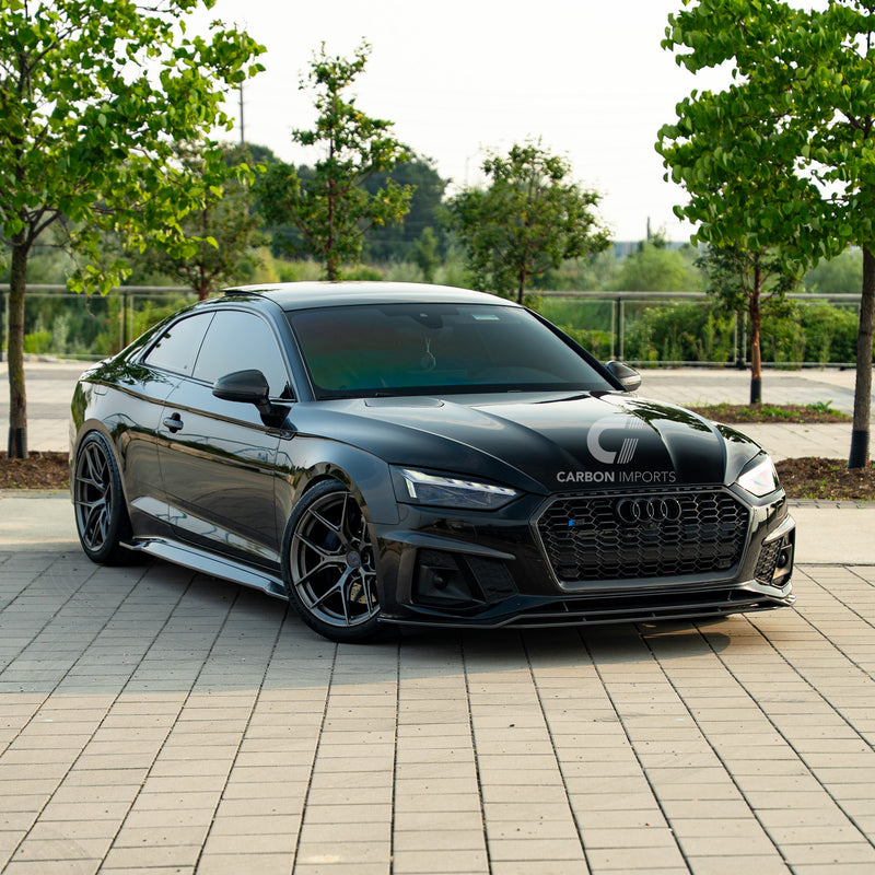 Audi S5/A5 S-Line B9.5 Carbon Fiber Side Skirts 2020-2025