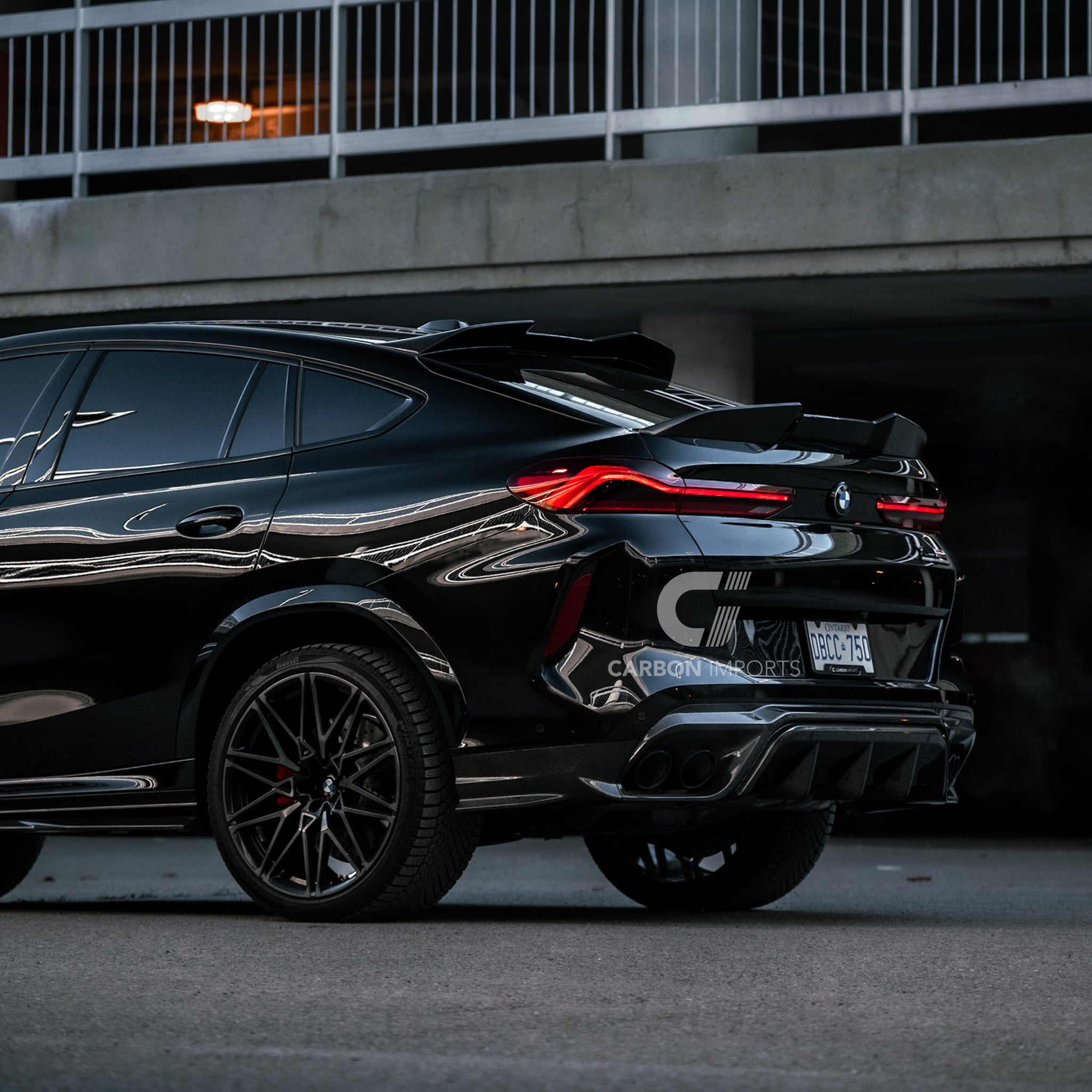 BMW X6M G06 Carbon Fiber Roof Spoiler 2019-2026