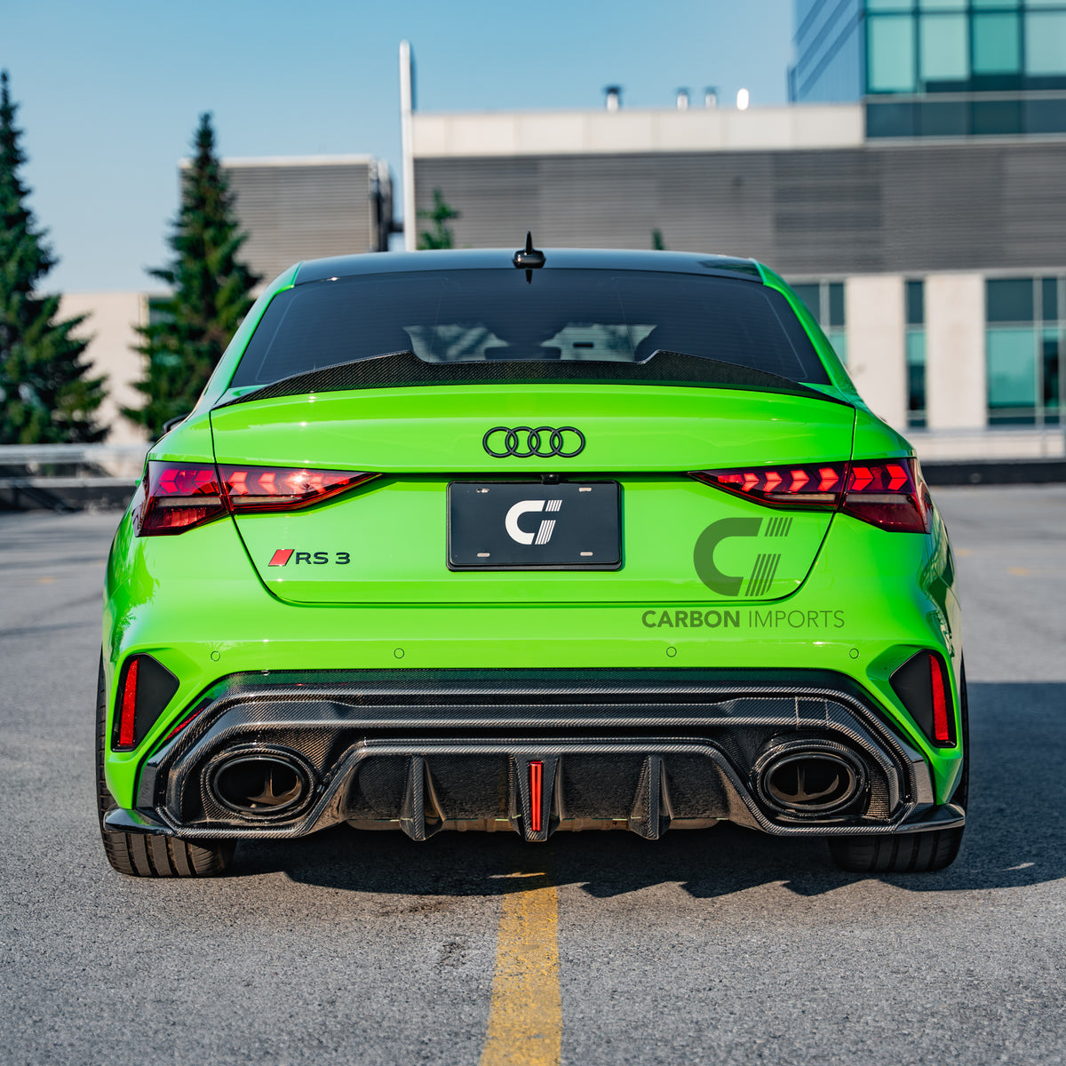 Audi RS3 8Y.5 Carbon Fiber Rear Diffuser 2025-2026 V2