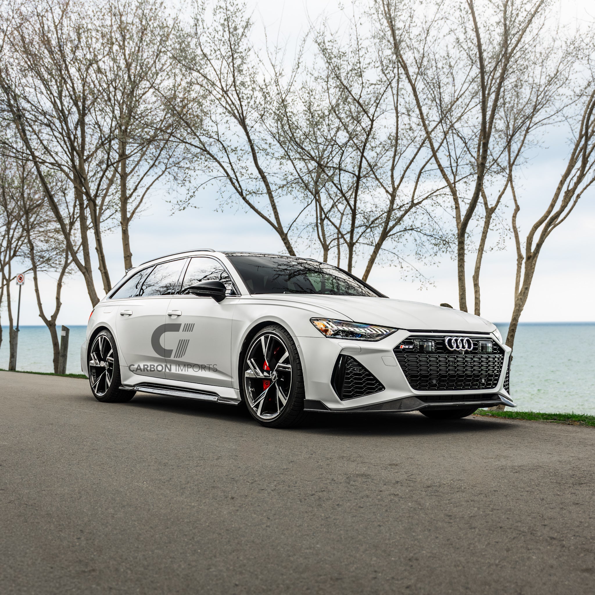 Audi RS6/RS7 C8 Carbon Fiber Front Lip 2020-2026