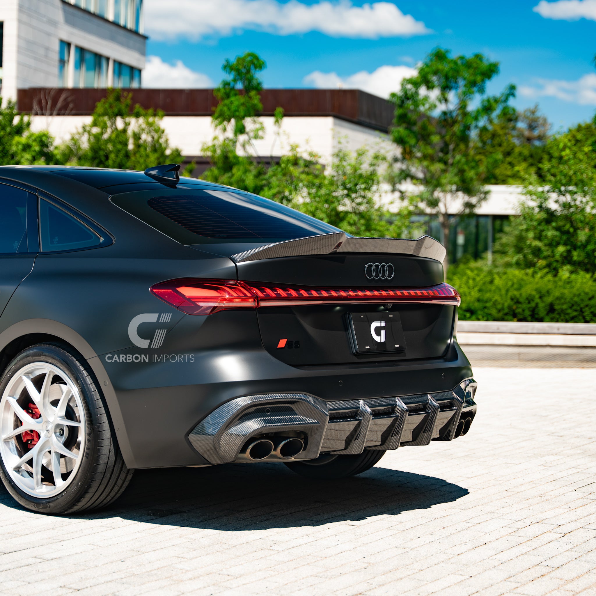 Audi S5/A5 S-Line B10 Carbon Fiber Rear Diffuser 2025-2027 V1