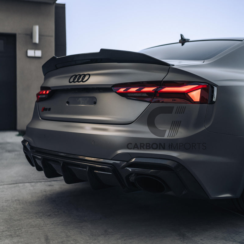 Audi RS5 B9.5 Carbon Fiber Rear Diffuser 2020-2025