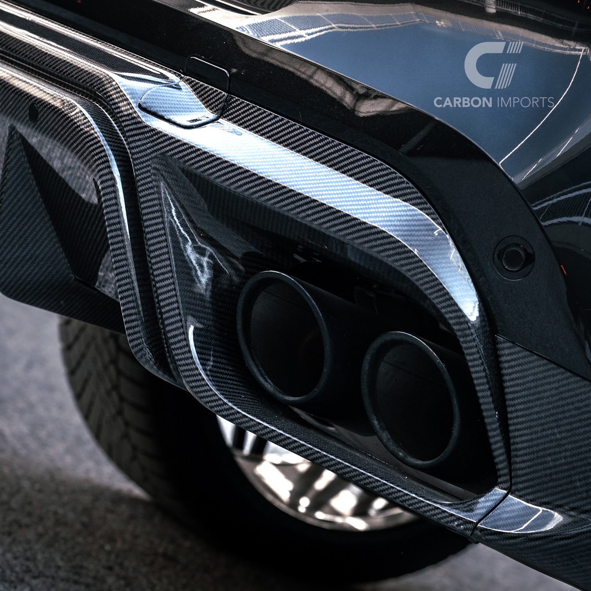 BMW X6M G06 Carbon Fiber Rear Diffuser 2024-2026