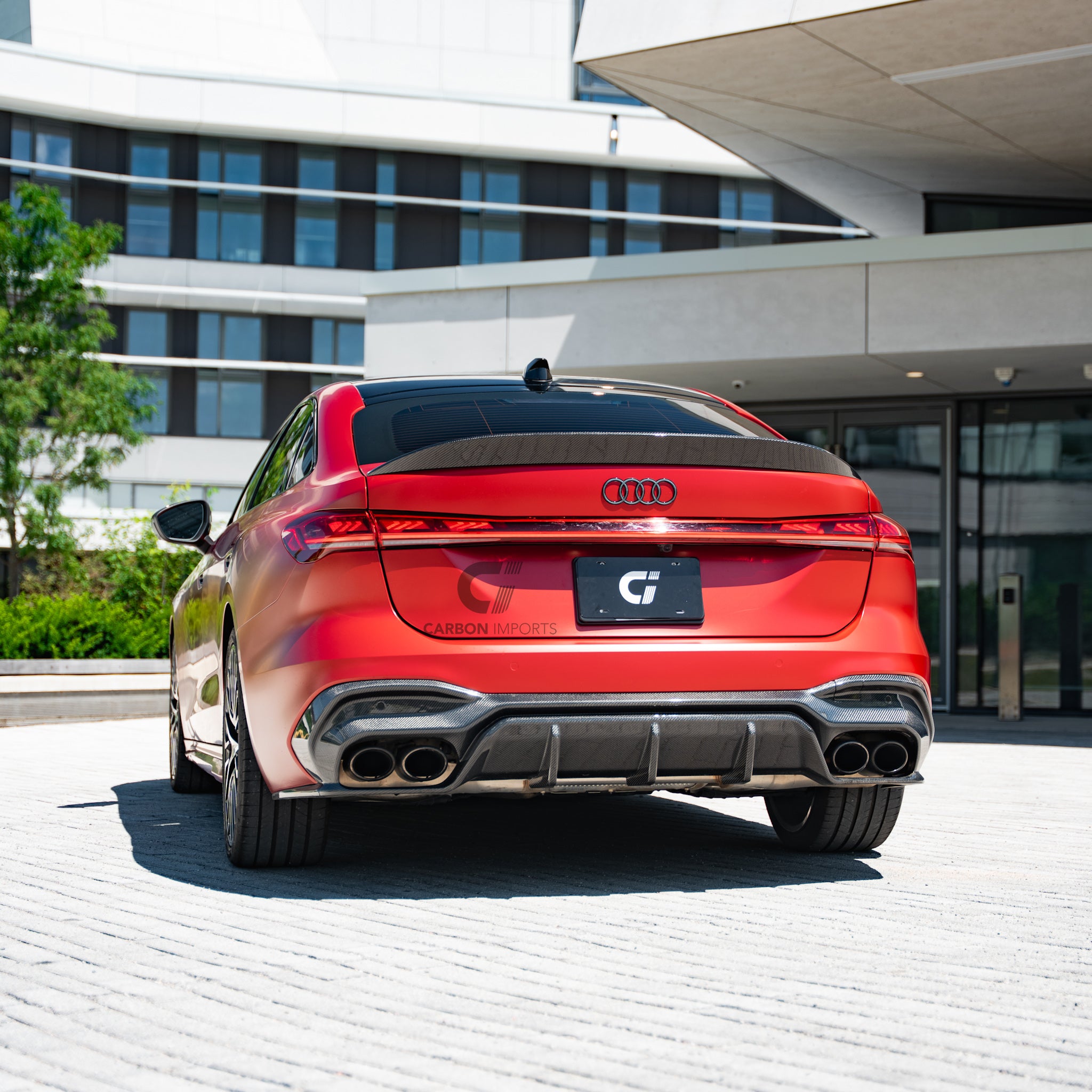 Audi S5/A5 S-Line B10 Carbon Fiber Trunk Lip 2025-2027 V1